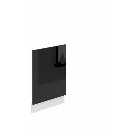 BELINI Habillage de Porte Lave Vaisselle PO45 Meuble Lave Vaisselle sans Plan de Travail I Accessoire pour Lave-Vaisselle Cuisine - Teille: 1,6 x 45 x 57 cm I Couleur: Noir très Brillant (1/4)