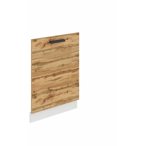 BELINI  Habillage de Porte Lave Vaisselle  Meuble Lave Vaiselle I Accessoire pour Lave-Vaisselle Cuisine  1,6 x 60 x 71,5 cm I Couleur: chêne wotan