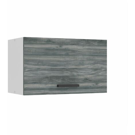 BELINI Meuble Haut Cuisine SGP60 I Meubles de Cuisine - Mural, Rangements, 1 Porte I Taille: 29,6 x 60 x 36 cm I Armoire Murale avec Poignée en Métal I Couleur: chêne Glamour (1/5)