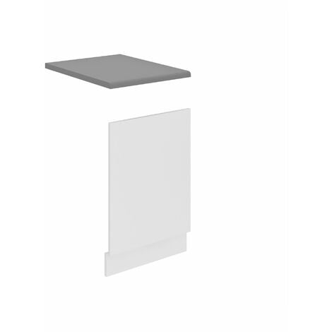 RAI Panneau De Lave-vaisselle Gris Brillant 59,5x3x67 Cm Aggloméré 10698 - Electroménager