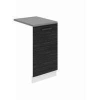 BELINI Habillage de Porte Lave Vaisselle PZ45 Meuble Lave Vaisselle avec Plan de Travail I Accessoire pour Lave-Vaisselle Cuisine - Teille: 1,6 x 45 x 71,5 cm I Couleur: ébène Royal