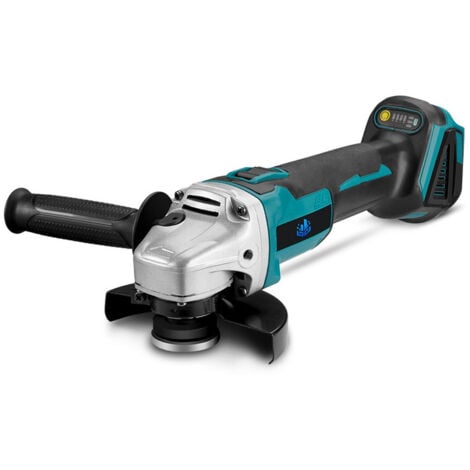 Meuleuse d'angle 125mm,Professional Meuleuse d’angle sans fil pour Makita 18V batterie (nue uniquement) - bleu