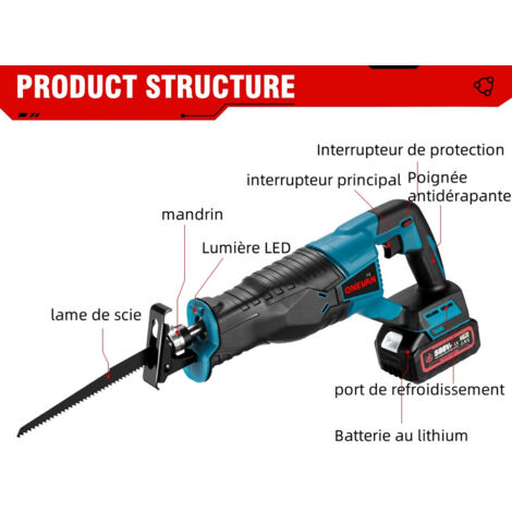 Scie sabre électrique 900W scie tigre électrique scie égoïne scie Scie sabre électrique 900W scie tigre électrique scie égoïne scie