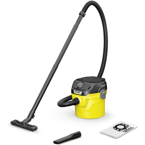 KARCHER Bidone aspiratutto KWD 1 V-12/2/18 - Potenza nominale di ingresso: 1000 W - Potenza di aspirazione: 220 W - Aspirazione: max. 220 mbar