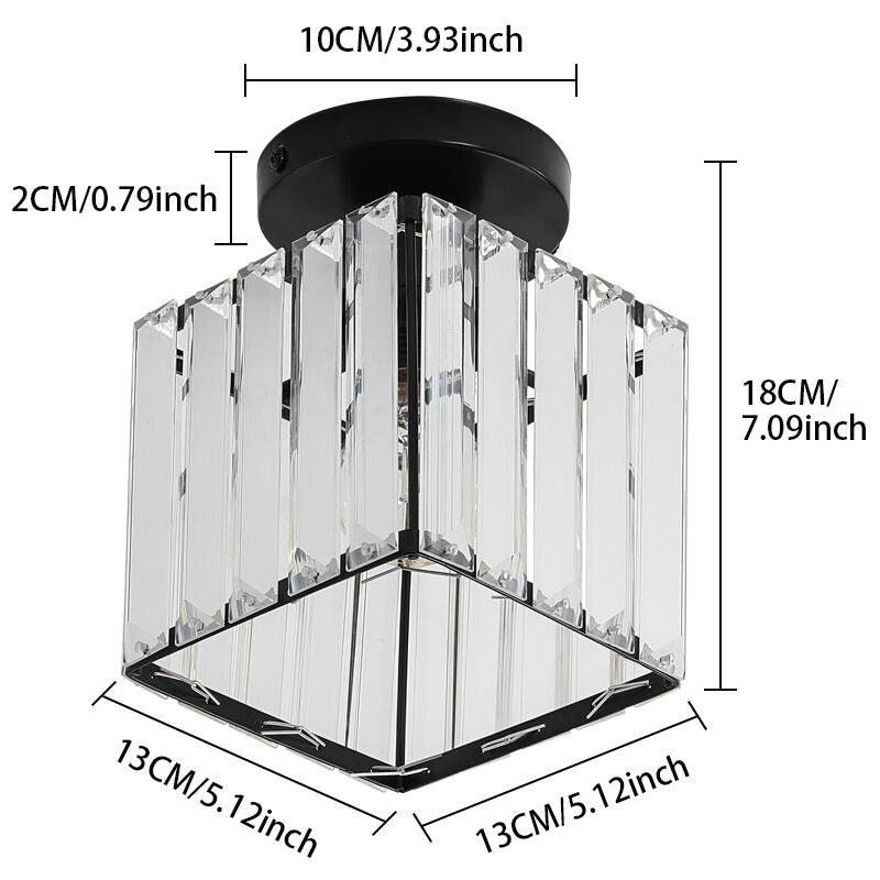 FRIDEKO HOME Plafonnier Moderne en Cristal Doré,Lustre Cristal Diamant FRIDEKO HOME Plafonnier Moderne en Cristal Doré,Lustre Cristal Diamant