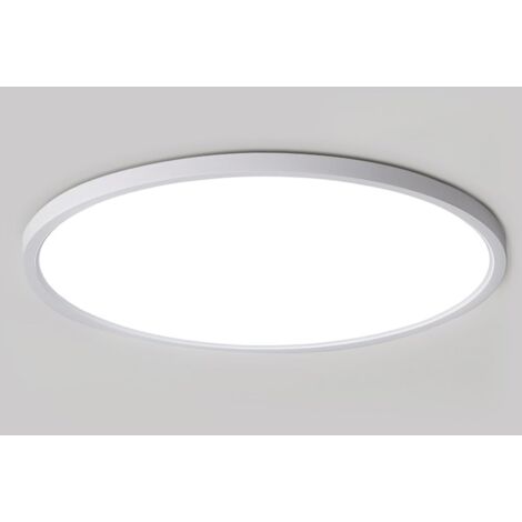 Goeco – Plafonnier LED rond 36W – Luminaire IP44 3240LM 6500K – Éclairage blanc froid pour salle de bain, cuisine, balcon – Ø40cm