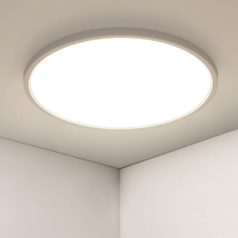 Plafonnier LED Lampe De Plafond Ronde IP44 Luminaire Pour Chambre Salle De Bain Cuisine Couloir Balcon Ø40cm 36W 3240LM 4500K Lumière Neutre (1/5)