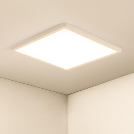 Plafonnier LED Carré 36W - 3240 Lumens - Blanc Froid 6500K - Luminaire Moderne