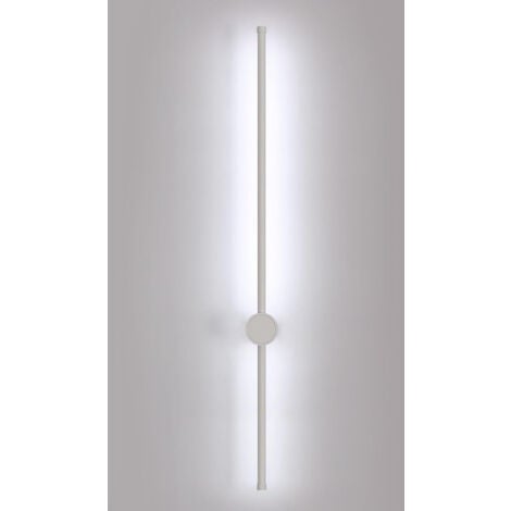 Applique Murale Intérieur, Lampe Murale Moderne 6500K Blanc Froid, Applique Murale Led 360° Rotative pour Chambre Salon Salle à Manger Couloir Escalier 100CM