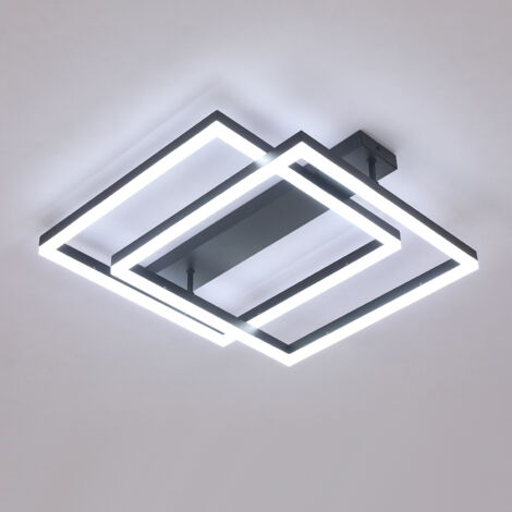 Plafonnier LED, 24W Lampe de Plafond LED Moderne, 6500K Lumière Blanche