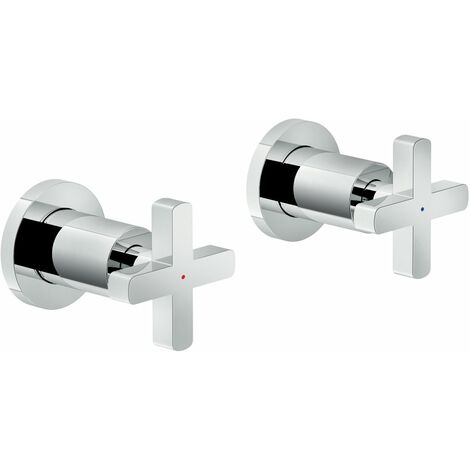 Paar Nobili Unterputz-Duscharmaturen der Serie Lira LRK116208/1CR Verchromt - Messing (1/2)