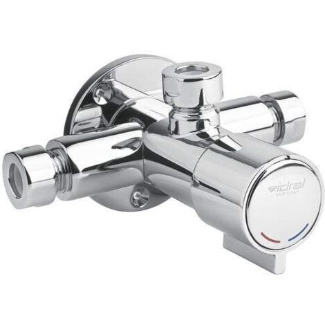 Zeitgesteuerter Duschmischer mit externer Stromversorgung Idral Minimal 08133 - 08133-30 25 secondi