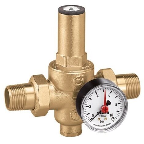 Druckminderer mit herausnehmbarer Kartusche Caleffi 5360 1 1/4" - With pressure gauge 0–10 bar