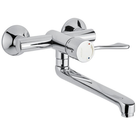 Progressive Thermostat-Waschtischbatterie Serie 900 mit klinischem Hebel und schwenkbarem Auslauf 200 mm - Idral (1/2)
