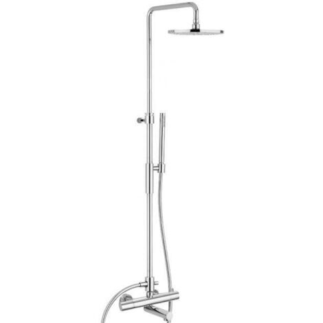 Paffoni Birillo verstellbare Duschsäule ZCOL721LIQCR Verchromt - Metall