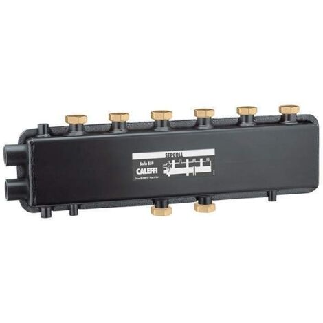 Hydraulischer Abscheider-Kollektor für Heizungsanlagen Sepcoll Caleffi 559231  Schwarz