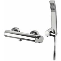 Paffoni West Serie Außenbrausebatterie WS168DCR Verchromt - Messing