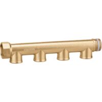 Einfacher Verteiler, geteilt 1" 2 Abzweigungen, 1/2" F Caleffi 592628 1" - 2