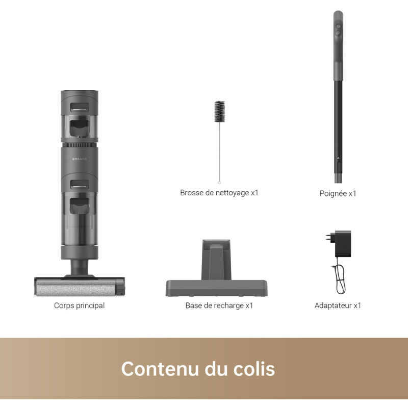 Aspirateur Intelligent Humide et Sec Dreame H11 Core Gris 4