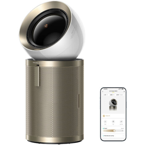 DREAME AirPursu PM10 Purifier, Couverture étendue de l'air, Système de filtration et d'élimination, Purificateur d'air domestique