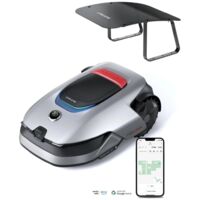 DREAME - A2 Robot tondeuse avec garage – Cartographie double fusion jusqu'à 3000 m² – Évitement d'obstacles OmniSense 2.0 – Moteur silencieux 55 dB