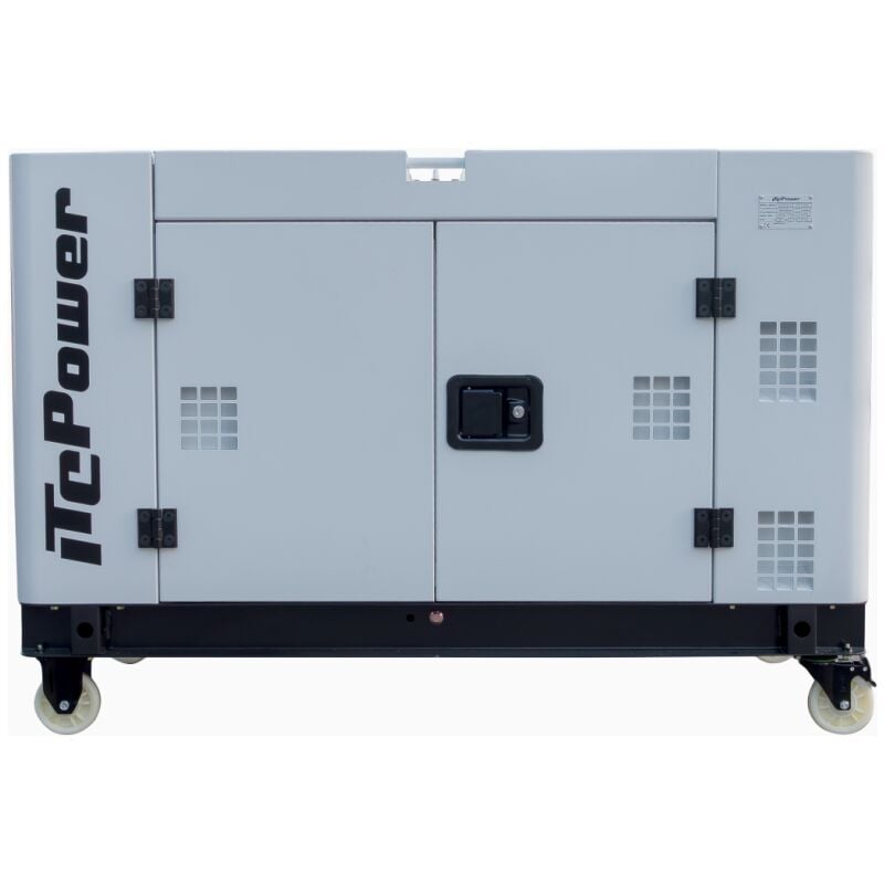 Groupe électrogène diesel 15kVA monophasé et triphasé ITC Power DG15000SE-T