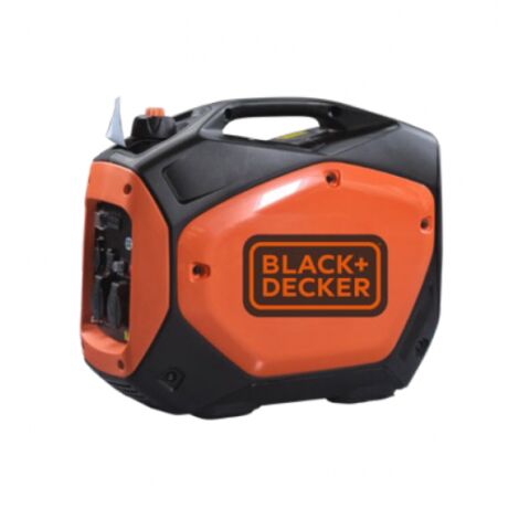 Black & Decker – Groupe électrogène essence 2200W inverter insonorisé – Moteur 4 temps 114 cm³ – Autonomie 3.2h – Niveau sonore 60 dB pour appareils sensibles - BXGNi2200E