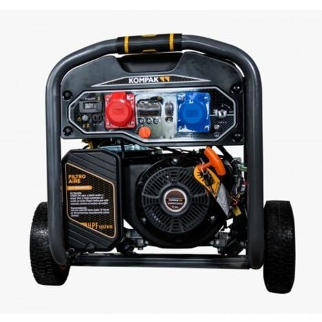 KOMPAK Groupe électrogène 8000W Essence 230V/400V K10000TE-T monophasé et triphasé