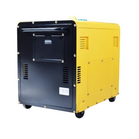 Groupe électrogène diesel insonorisé 5500W Monophasé et triphasé Kompak NT-6100SE-3 valable pour installation solaire