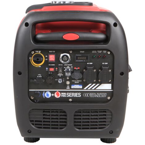 A-IPOWER Groupe électrogène essence / gaz Inverter 3800W SC4000iED-O