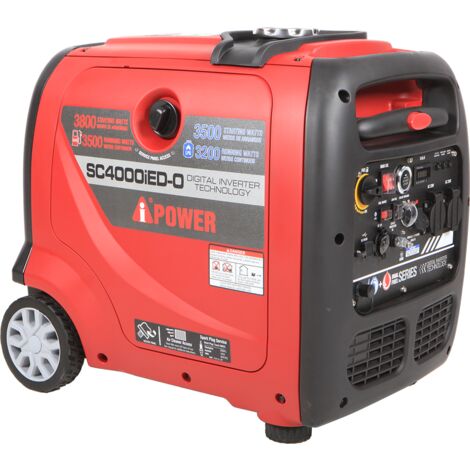 A-IPOWER Groupe électrogène essence / gaz Inverter 3800W SC4000iED-O