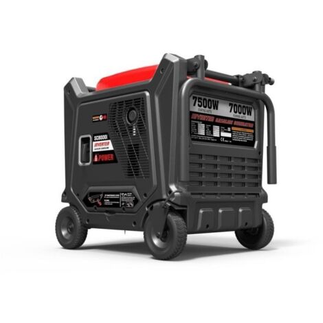 A-iPower Groupe électrogène Inverter 7500W insonorisé déma élec SC8000I