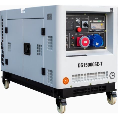 Groupe électrogène diesel 15kVA monophasé et triphasé ITC Power DG15000SE-T