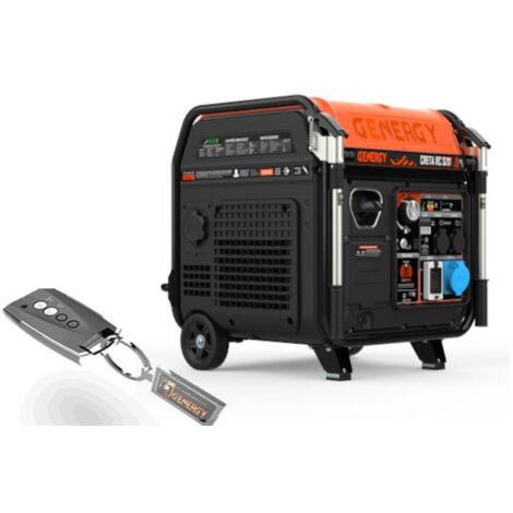 Groupe électrogène CRETA SILENT RC 7500W Inverter monophasé 230V démarrage télécommande