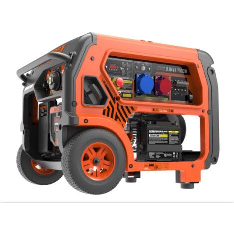 GENERGY Groupe électrogène FORMIGAL 7000W monophasé et triphasé démarreur électrique