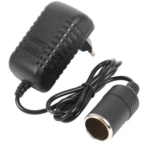 Adaptateur Prise Allume-Cigare 12V 2A, Convertisseur Adaptateur AC/DC pour système de Navigation, convertisseur de Courant, convertisseur de