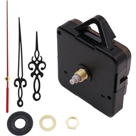Mécanisme d'horloge, mécanisme de Mouvement d'horloge, zéro Bruit, mécanisme à Quartz Silencieux, système d'horloge Murale silencieuse à Batterie, pièces d'horloge Murale, pièces de Rechange