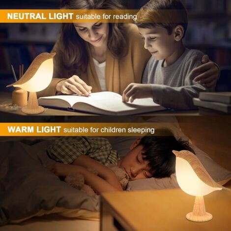 Lampe de Chevet Tactile, Lampe De Table Rechargeable avec 3 Modes Dimmable, 3000K-6000K, 1800mAh, Sans Fil, Décoration pour Maison, Parfaite pour Chambre Bureau Cadeau