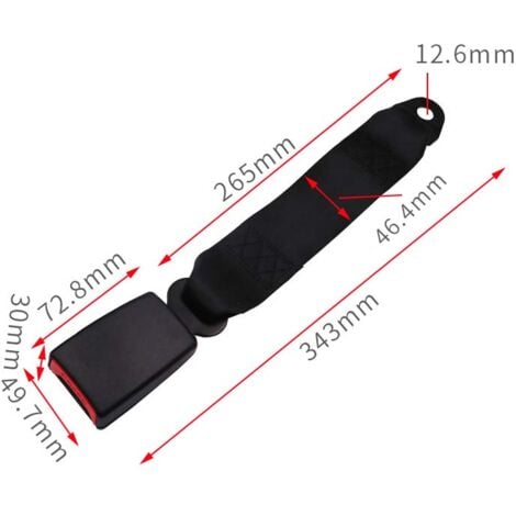 Ceinture de sécurité de voiture 3 points télescopique automatique Accessoires de voiture de remplacement universels pour enfants adultes et enceintes Expérience confortable et sûre