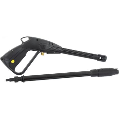 Lance Haute Pression En Acier Inox - Connexion M22 - 280 Bars / 4000 Psi - Pour Nettoyeur Industriel, Lavage Auto, Terrasse, Façade - 5