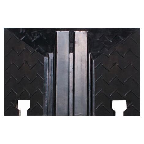 Kabelbrücke 150x245x40 mm 2 Kanal Endstück Kanalgröße 32x32 mm