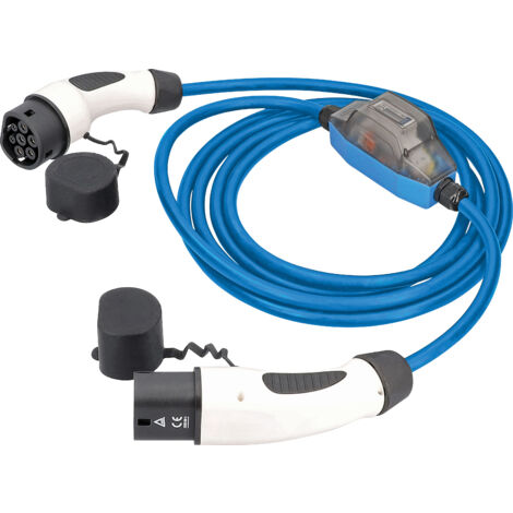 DIGITUS E-Auto Ladegerät 3,7kW - Typ 2 Stecker 5m Kabel Mobile Ladestation