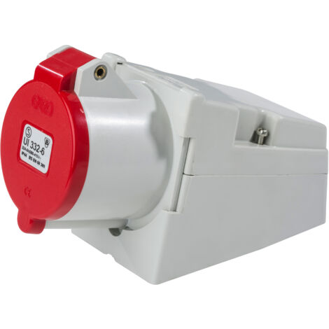 CEE Wanddose aus Polyamid 4-polig 400V 32A 6h IP44