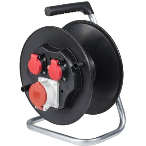 CEE-Kunststoff-Leertrommel Ø285mm für ca. 25m Kabel IP44