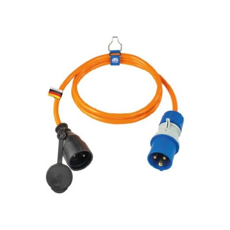 CEE Adapterleitung Französicher Standard Typ E 1,5m H07BQ-F 3G2,5