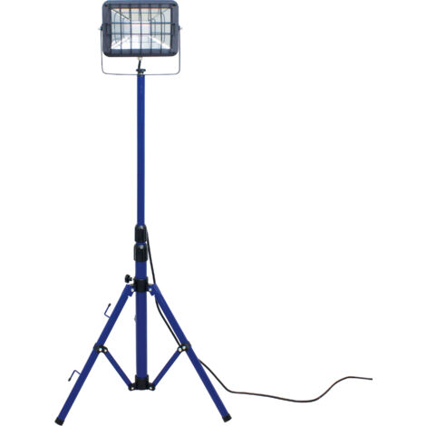 as-schwabe LED-Strahler auf schwarzem und blauem Stativ 30 W (1/3)