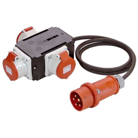Mobiler MIXO CEE Stromverteiler "ODER" 400V/32A/max. 22kW IP44