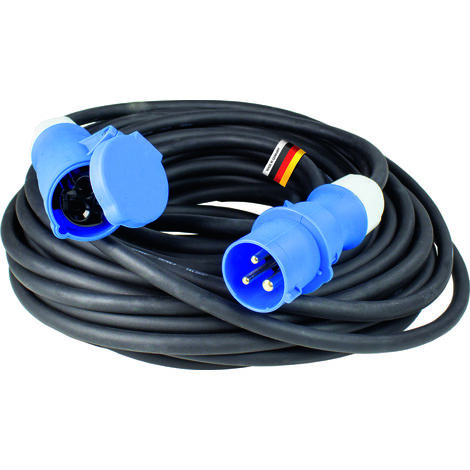 CEE Verlängerung Stecker Kupplung 230V 16A 25m H07RN-F 3G2,5 IP44