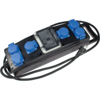 S1+ Vollgummi-Steckdosenleiste 230V/16A/max. 3500W IP44
