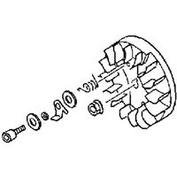 Volano completo motosega Echo CS320, CS350, CS351 originale
